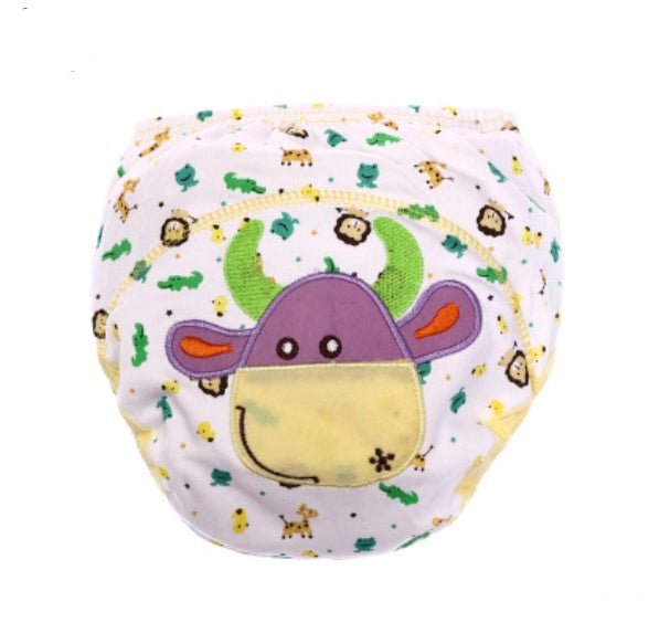 Children's cartoon diaper pants baby learning pants infant cotton breathable training pants washable diapers $10.41 Dana Fashion Color: I Size: 100cm Baby Clothing Material: cotton Underwear underwear category: study pants
