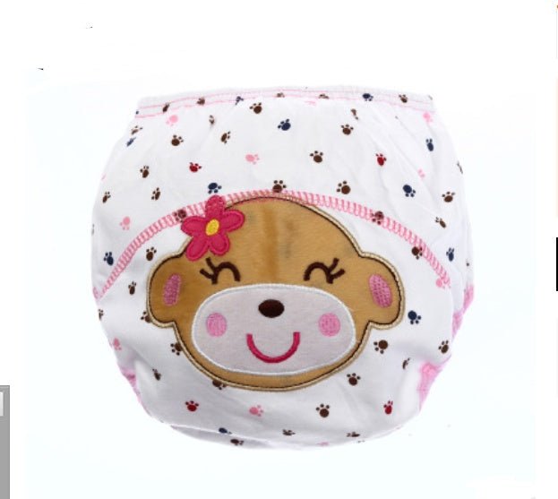 Children's cartoon diaper pants baby learning pants infant cotton breathable training pants washable diapers $10.41 Dana Fashion Color: C Size: 100cm Baby Clothing Material: cotton Underwear underwear category: study pants