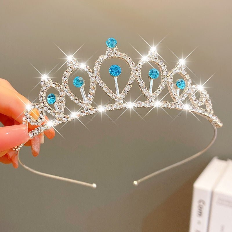 Children's Children's Crown Headdress Girls Princess Crown Hair Clip $23.50 Dana Fashion Color: 14Rain Plum Women's Accessories Product information: Pattern: Cross/Crown/Roman numerals Treatment Process: Electroplating Type: Hair accessories suit Color: 1