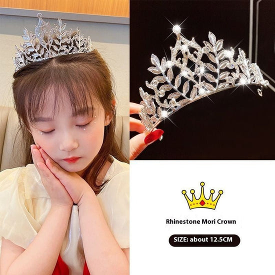 Children's Children's Crown Headdress Girls Princess Crown Hair Clip $23.50 Dana Fashion Color: 29Sidan Women's Accessories Product information: Pattern: Cross/Crown/Roman numerals Treatment Process: Electroplating Type: Hair accessories suit Color: 1# di