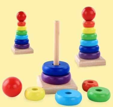 Children's educational wooden toys Rainbow Tower Jenga Stacks high $14.49 Dana Fashion default: default Toys & Hobbies Material:Wooden Color:As the picture shows Size:14.5cm * 6.5cm * 6.5cm/5.71" * 2.56" * 2.56" Package size:15.2cm * 7.5cm * 7cm/5.98" * 2