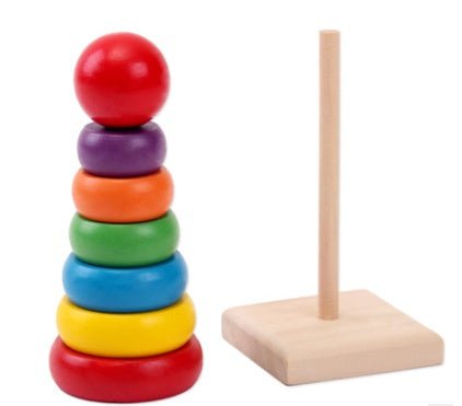 Children's educational wooden toys Rainbow Tower Jenga Stacks high $14.49 Dana Fashion default: default Toys & Hobbies Material:Wooden Color:As the picture shows Size:14.5cm * 6.5cm * 6.5cm/5.71" * 2.56" * 2.56" Package size:15.2cm * 7.5cm * 7cm/5.98" * 2