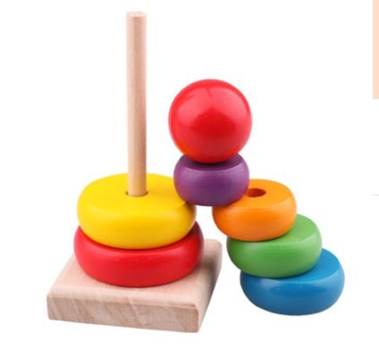Children's educational wooden toys Rainbow Tower Jenga Stacks high $14.49 Dana Fashion default: default Toys & Hobbies Material:Wooden Color:As the picture shows Size:14.5cm * 6.5cm * 6.5cm/5.71" * 2.56" * 2.56" Package size:15.2cm * 7.5cm * 7cm/5.98" * 2