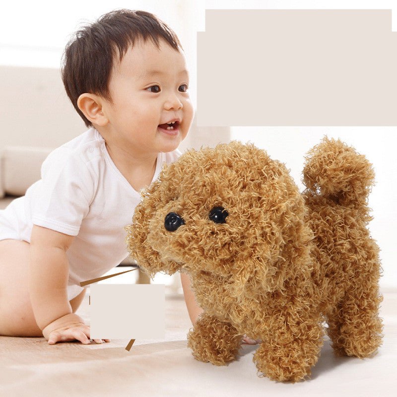 Children's Electric Animal Plush Toys Corgi Teddy Bunny $33.65 Dana Fashion Color: Coffee Toys & Hobbies Overview: 1. It will cry and scream when touched lightly, and shake its little tail when walking. 2. High-quality materials made of high-quality soft
