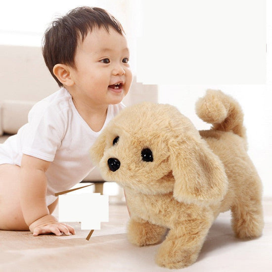 Children's Electric Animal Plush Toys Corgi Teddy Bunny $29.69 Dana Fashion Color: Khaki Toys & Hobbies Overview: 1. It will cry and scream when touched lightly, and shake its little tail when walking. 2. High-quality materials made of high-quality soft f