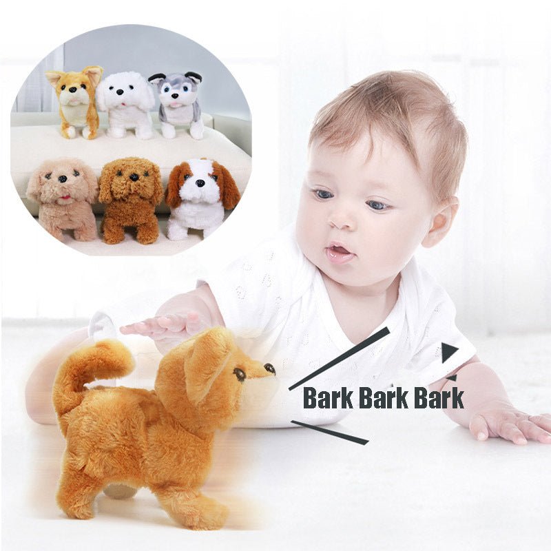 Children's Electric Animal Plush Toys Corgi Teddy Bunny $34.02 Dana Fashion Color: Brown Toys & Hobbies Overview: 1. It will cry and scream when touched lightly, and shake its little tail when walking. 2. High-quality materials made of high-quality soft f