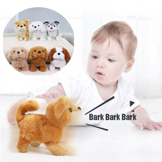 Children's Electric Animal Plush Toys Corgi Teddy Bunny $34.02 Dana Fashion Color: Brown Toys & Hobbies Overview: 1. It will cry and scream when touched lightly, and shake its little tail when walking. 2. High-quality materials made of high-quality soft f