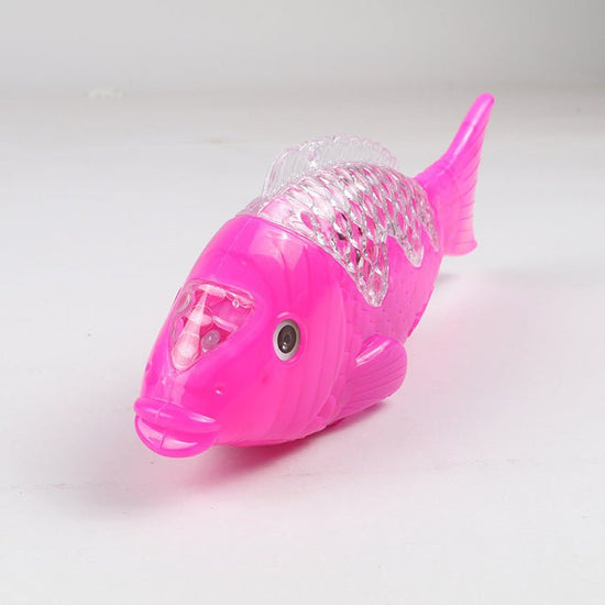 Children's Electric Fish Toy Flash Swing Projection Luminous Music Simulation $11.14 Dana Fashion Color: Purple Toys & Hobbies Product information: Toy material: plastic, plastic Ability training: emotion, vision, intellectual development, crawling, hands