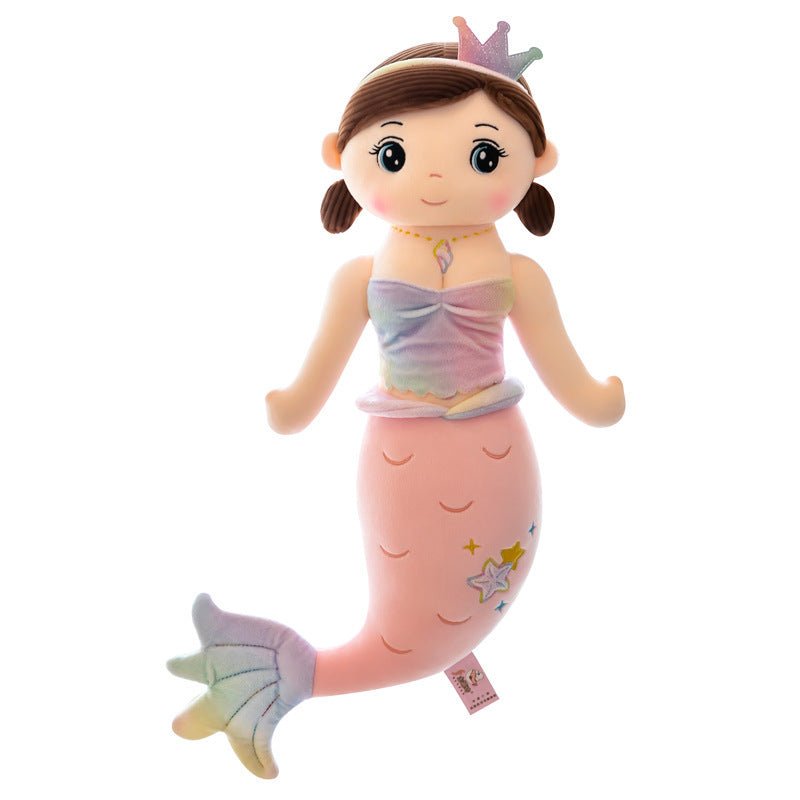 Children's Fashion New Crown Mermaid Plush Toy $61.16 Dana Fashion Color: Photo Color Size: 100cm Toys & Hobbies Product information: Category: Plush doll Modeling category: Animal Animal Classification: Fish Packing method: net bag Filling material: down