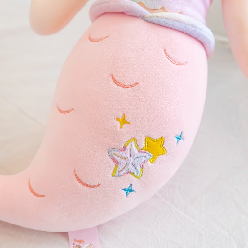Children's Fashion New Crown Mermaid Plush Toy $61.16 Dana Fashion Color: Photo Color Size: 100cm Toys & Hobbies Product information: Category: Plush doll Modeling category: Animal Animal Classification: Fish Packing method: net bag Filling material: down