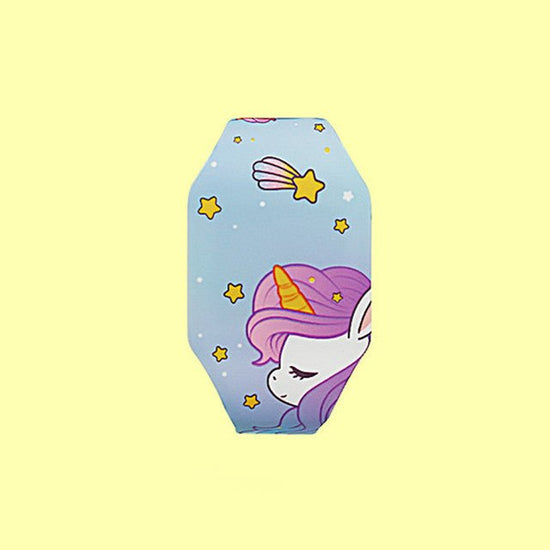 Children's Iuminous Watch LED Cartoon Glowing Toy Watch $45.52 Dana Fashion Color: Unicorn Blue A Toys & Hobbies Applicable age: 3 years old, 6 years old, 7 years old, 8 years old, 9 years old, 10 years old, 11 years old, 12 years old Origin: Asia Pacific