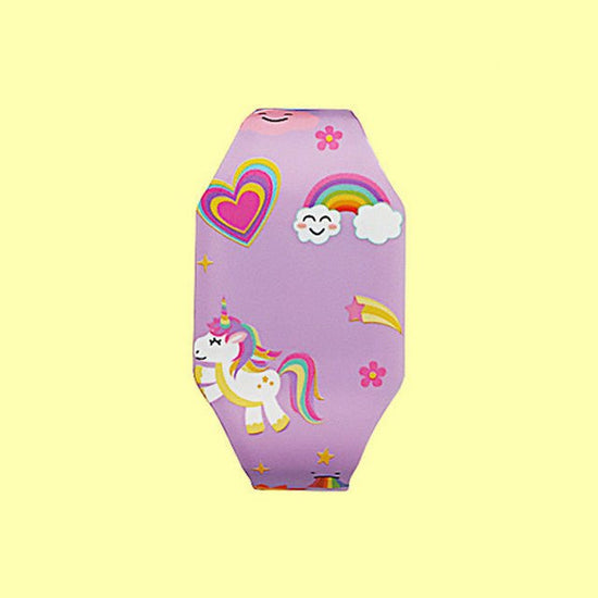 Children's Iuminous Watch LED Cartoon Glowing Toy Watch $45.52 Dana Fashion Color: Unicorn D Toys & Hobbies Applicable age: 3 years old, 6 years old, 7 years old, 8 years old, 9 years old, 10 years old, 11 years old, 12 years old Origin: Asia Pacific Appl