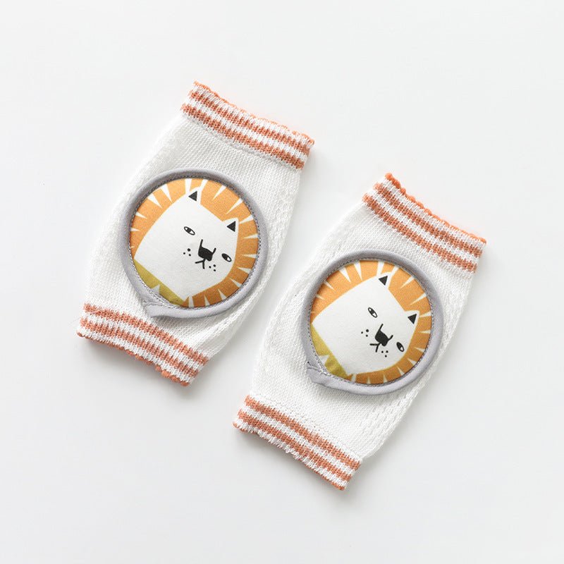 Children's Knee Pads Combed Cotton Large Mesh Breathable Baby Infant Crawling Knee Pads $20.00 Dana Fashion Color: Blue Size: One size Baby Clothing Overview: Cartoon pattern, reactive printing and dyeing. The mesh design at the knee bend is breathable an
