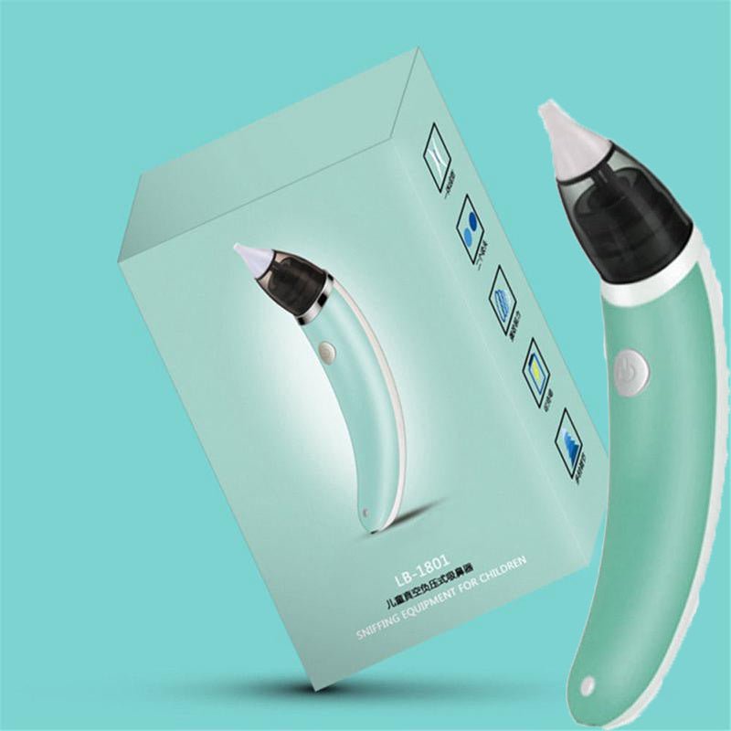 Children's Nasal Aspirator Anti-backflow Electric Nasal Aspirator $33.48 Dana Fashion Color: Green B Quantity: 1pc Baby & Mother Overview: The snot can be clear easily from the nose and let the baby breathe easier. 5 optional strength of suction power rem