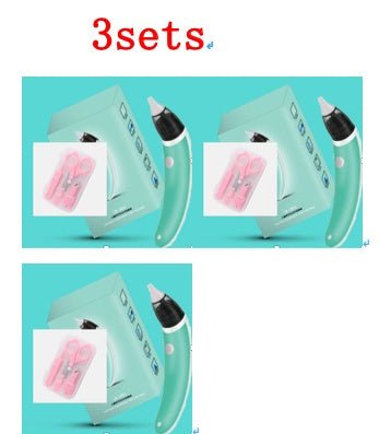 Children's Nasal Aspirator Anti-backflow Electric Nasal Aspirator $113.38 Dana Fashion Color: Green B nail kit Quantity: 3sets Baby & Mother Overview: The snot can be clear easily from the nose and let the baby breathe easier. 5 optional strength of sucti