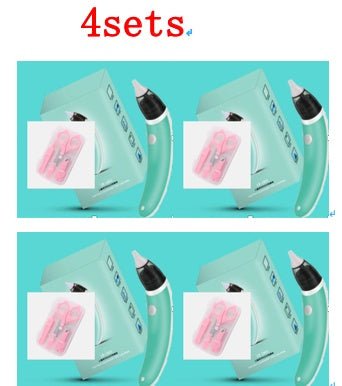 Children's Nasal Aspirator Anti-backflow Electric Nasal Aspirator $147.15 Dana Fashion Color: Green B nail kit Quantity: 4sets Baby & Mother Overview: The snot can be clear easily from the nose and let the baby breathe easier. 5 optional strength of sucti