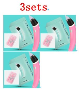 Children's Nasal Aspirator Anti-backflow Electric Nasal Aspirator $113.38 Dana Fashion Color: Pink B nail kit Quantity: 3sets Baby & Mother Overview: The snot can be clear easily from the nose and let the baby breathe easier. 5 optional strength of suctio