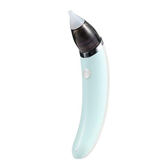 Children's Nasal Aspirator Anti-backflow Electric Nasal Aspirator $49.73 Dana Fashion Color: Green Quantity: 1pc Baby & Mother Overview: The snot can be clear easily from the nose and let the baby breathe easier. 5 optional strength of suction power remov