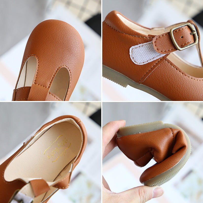 Children's pea shoes versatile single shoes baby shoes $24.89 Dana Fashion Color: Black Size: 15 Baby & Mother Origin: Taizhou, Zhejiang Upper material: artificial Pu Applicable age: Children's clothing (1-3 years old), children's clothing (4-6 years old)