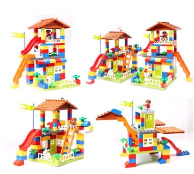 Children's puzzle building blocks, boys and girls, city baby, children's toys, early childhood toys $59.22 Dana Fashion default: default Toys & Hobbies Material: plastic / plastic Plastic building block type: large particles