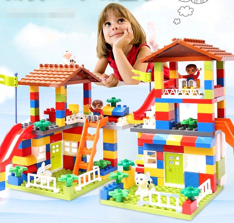 Children's puzzle building blocks, boys and girls, city baby, children's toys, early childhood toys $59.22 Dana Fashion default: default Toys & Hobbies Material: plastic / plastic Plastic building block type: large particles