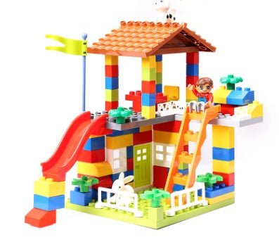 Children's puzzle building blocks, boys and girls, city baby, children's toys, early childhood toys $59.22 Dana Fashion default: default Toys & Hobbies Material: plastic / plastic Plastic building block type: large particles