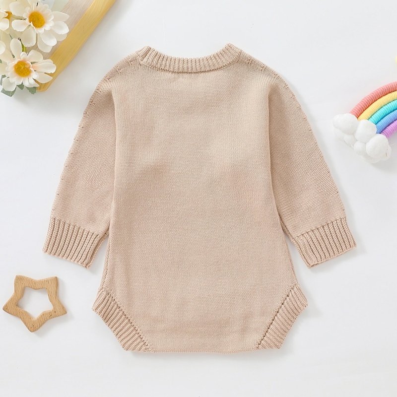 Children's Romper Sweater White Light Brown $34.84 Dana Fashion Color: Light Brown Child size: 100cm Baby Clothing Product information : Sleeve Length: Long Sleeve Whether hooded: not hooded Main fabric composition: Cotton Main fabric content: 100 (%) Clo