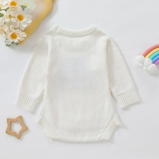 Children's Romper Sweater White Light Brown $34.84 Dana Fashion Color: Light Brown Child size: 100cm Baby Clothing Product information : Sleeve Length: Long Sleeve Whether hooded: not hooded Main fabric composition: Cotton Main fabric content: 100 (%) Clo
