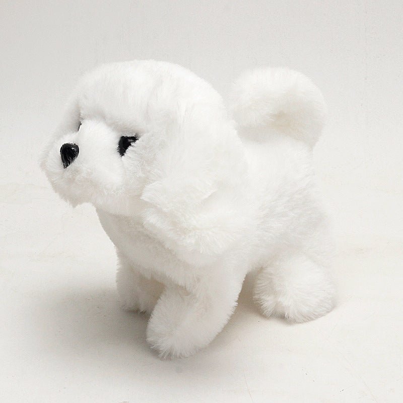 Children's simulation electric dog $29.61 Dana Fashion Style: White bear Toys & Hobbies Classification: Plush Doll Modeling category: Animal Modeling: cartoon, animation Animal classification: dog brand Filling material: Cotton Plush classification: short