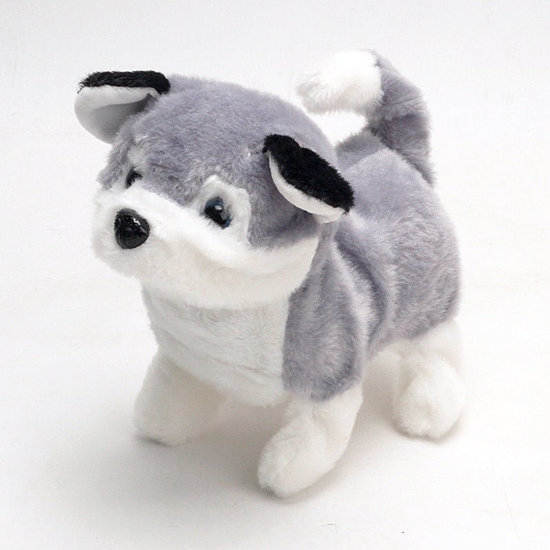 Children's simulation electric dog $29.61 Dana Fashion Style: Siberian Husky Toys & Hobbies Classification: Plush Doll Modeling category: Animal Modeling: cartoon, animation Animal classification: dog brand Filling material: Cotton Plush classification: s