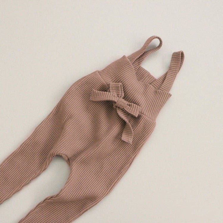 Children's Spring And Autumn Pit Strip Pants $32.77 Dana Fashion Color: Gray card color Size: 66cm Baby Clothing Product information: Fabric Name: Knitted Cotton Length: trousers Main fabric composition: cotton Style: overalls Fabric technology: soft trea