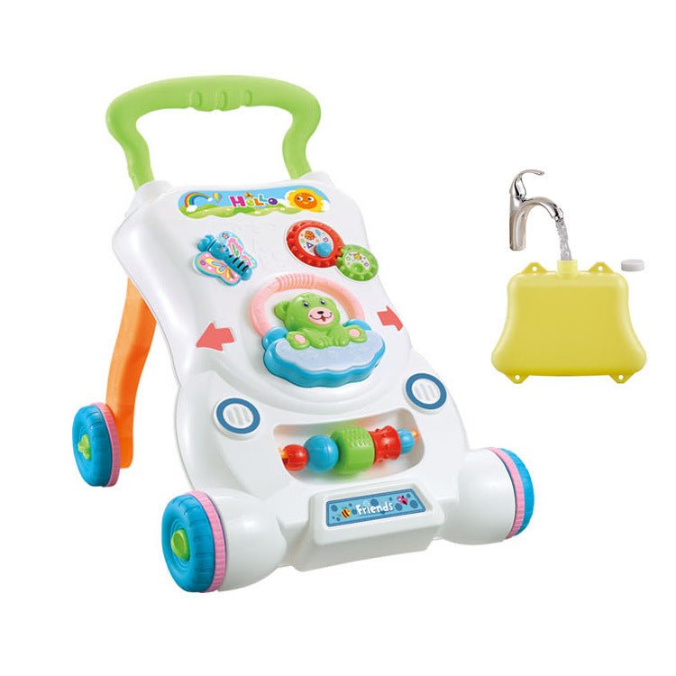 Children's Stroller With Music To Assist Walking $135.72 Dana Fashion Color: Green Size: Weight gain tank Baby & Mother Product information: Features: with music, adjustable speed, adjustable up and down Packing: color box Toy material: plastic Ability tr