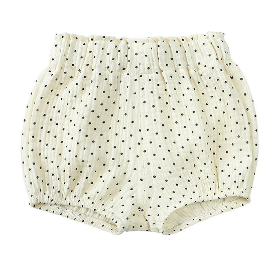 Children's Summer Cute Printed Loose Shorts $18.95 Dana Fashion Color: Little Black Dot Suitable For Height: 100cm Baby Clothing Product information: Pattern: stripes, flowers Color: red cherry, orange love heart, black love heart, yellow flower, coffee a