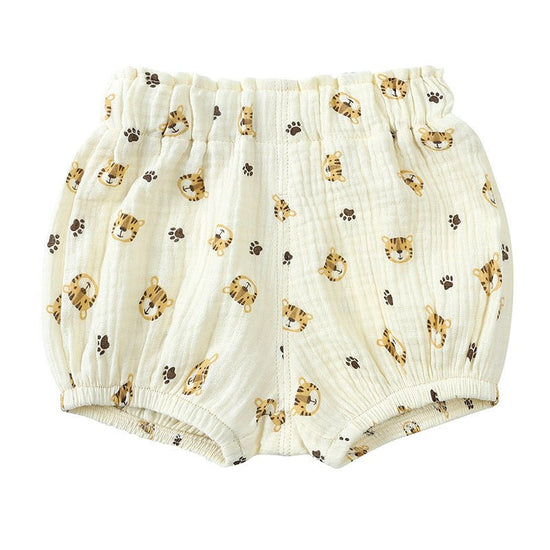Children's Summer Cute Printed Loose Shorts $18.95 Dana Fashion Color: Cute Tiger Claws Suitable For Height: 100cm Baby Clothing Product information: Pattern: stripes, flowers Color: red cherry, orange love heart, black love heart, yellow flower, coffee a