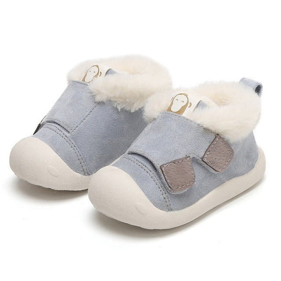 Children's Toddler Shoes $47.08 Dana Fashion Color: Grey Size: 14 style: With Logo Baby & Mother Product category: cotton shoes Upper material: velvet Function: warm, wear-resistant, non-slip 14 yards / inner length 12cm, 15 yards / inner length 12.5cm, 1