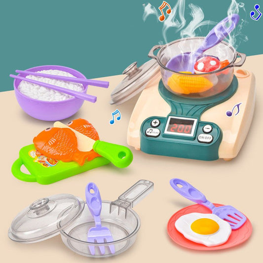 Children's Toys Play House Kitchen Girl Toys $38.56 Dana Fashion style: 02Play house induction cooker Toys & Hobbies Product Information: Toy material: plastic Ability training: Emotion, vision, intellectual development, crawling, manual brain, grasping,