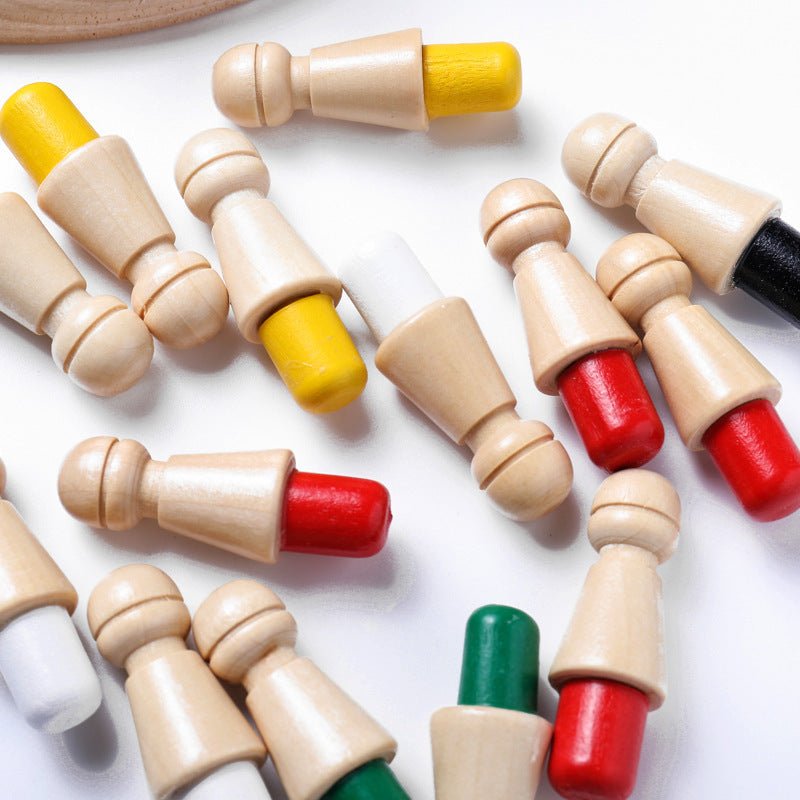 Children's Wooden Educational Toys Memory Chess Kid Early Education Toys $38.28 Dana Fashion Color: 2pcs White Toys & Hobbies Overview： 100% New design and high quality Have a beautiful appearance Educate children about color cognition Specification： Prod
