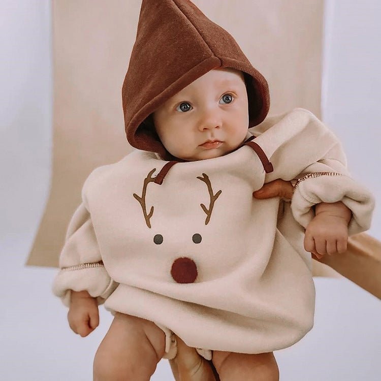 Christmas Clothes Romper Baby Clothes Autumn And Winter $8.85 Dana Fashion Color: Apricot hat Size: One size Baby Clothing Product information: Fabric name: cotton Boneless Craft: Yes Applicable gender: neutral/male and female Sleeve length: long sleeve H