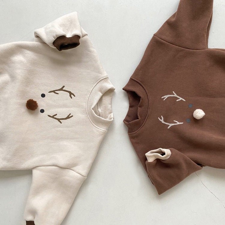 Christmas Clothes Romper Baby Clothes Autumn And Winter $8.85 Dana Fashion Color: Apricot hat Size: One size Baby Clothing Product information: Fabric name: cotton Boneless Craft: Yes Applicable gender: neutral/male and female Sleeve length: long sleeve H