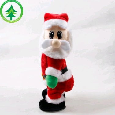Christmas Decorations Electric Santa Toys Creative Twist Music Santa Claus Dolls $48.89 Dana Fashion Style: English Color: Red Size: 16x12x46CM Toys & Hobbies material: plastic Size: 16*12*46CM color: red Category: Christmas electric old toys Packaging; g