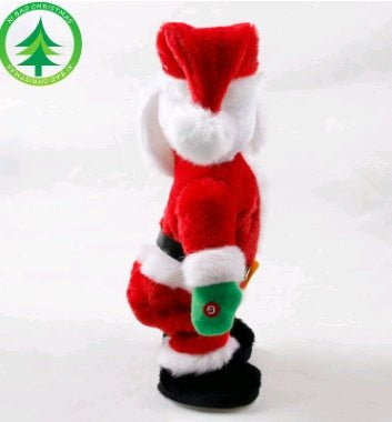 Christmas Decorations Electric Santa Toys Creative Twist Music Santa Claus Dolls $48.89 Dana Fashion Style: English Color: Red Size: 16x12x46CM Toys & Hobbies material: plastic Size: 16*12*46CM color: red Category: Christmas electric old toys Packaging; g