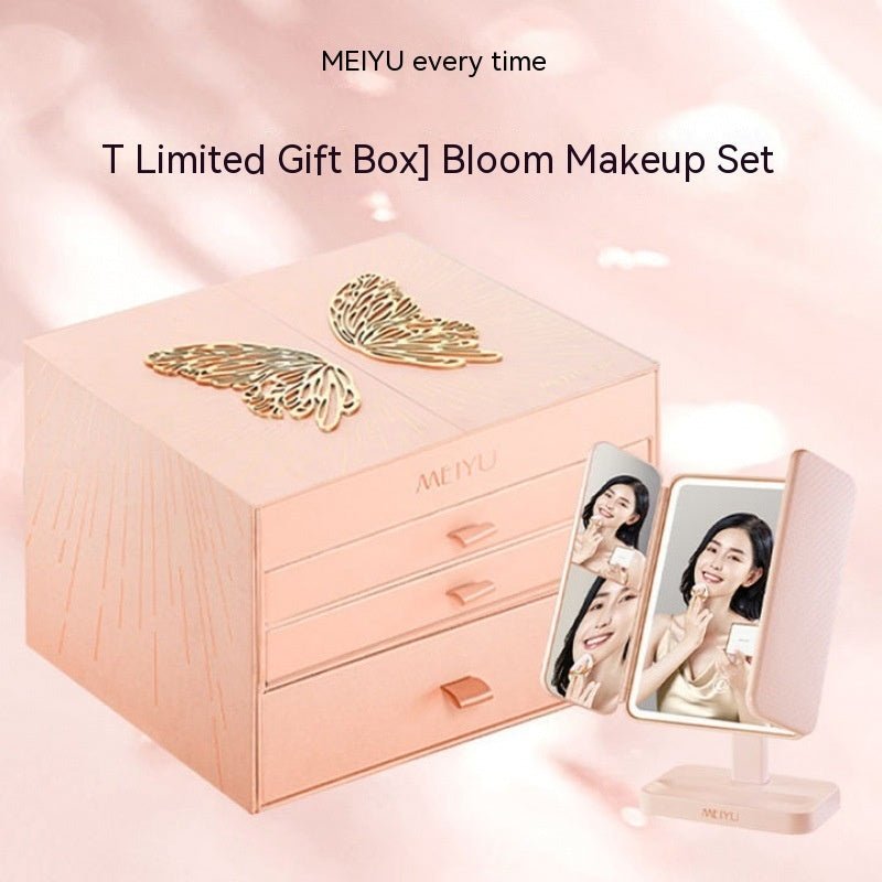 Christmas For Girls Cosmetics Lipstick Set Of Beauty Gift Box $195.00 Dana Fashion Color Classification: Gift Box 1 makeup Product information: Applicable people: general Applicable skin type: Universal Color classification: bloom silk satin four-layer gi