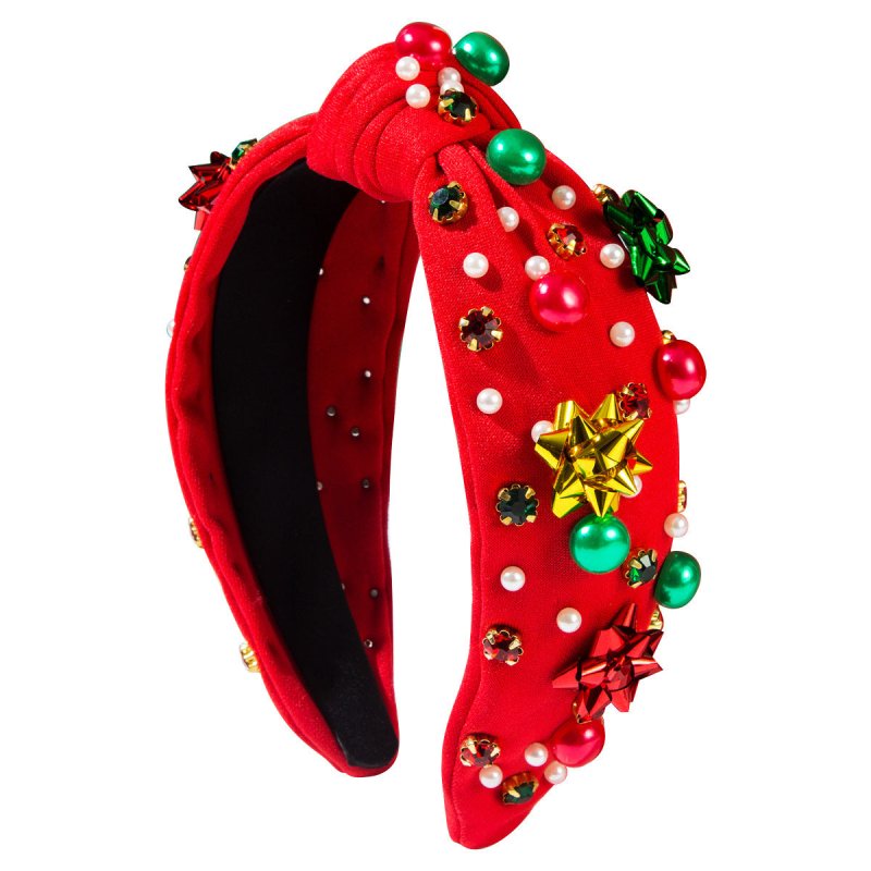 Christmas Headband Red Green Plastic Flowers Accessories Pearl Headband $24.04 Dana Fashion Color: FG823 Green Women's Accessories Product information: Color: red, green, FG823-Green, FG823-Red Applicable people: women Material: Pearl Popular elements: Pe