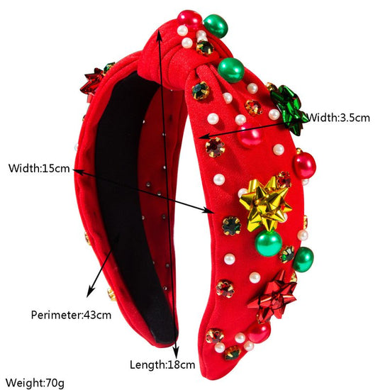 Christmas Headband Red Green Plastic Flowers Accessories Pearl Headband $24.04 Dana Fashion Color: FG823 Green Women's Accessories Product information: Color: red, green, FG823-Green, FG823-Red Applicable people: women Material: Pearl Popular elements: Pe