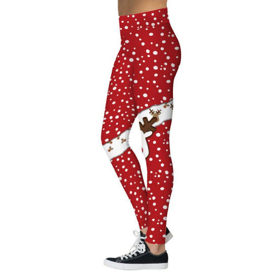 Christmas Printed Sports Hip Raise High Waist Leggings $35.64 Dana Fashion Color: Color Waist Christmas Size: L Women's clothing Product information: Pants length: trousers Size: S,M,L,XL,XXL,XXXL Lining composition: Spandex Content of lining ingredients: