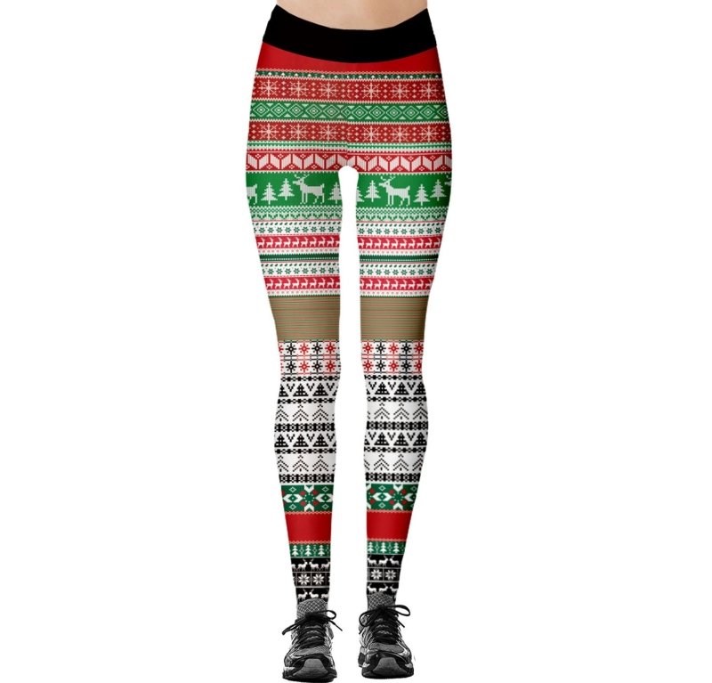 Christmas Printed Sports Hip Raise High Waist Leggings $35.64 Dana Fashion Color: Colorful Christmas Size: L Women's clothing Product information: Pants length: trousers Size: S,M,L,XL,XXL,XXXL Lining composition: Spandex Content of lining ingredients: 10