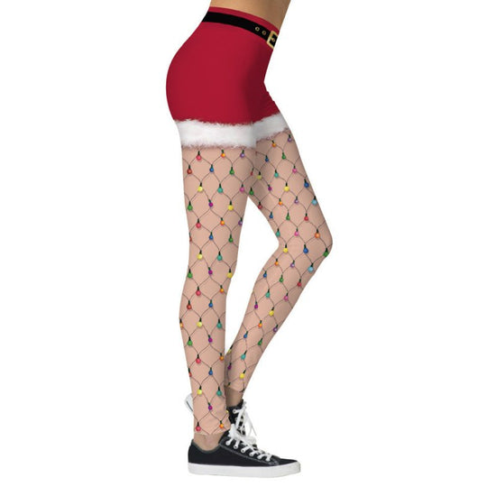 Christmas Printed Sports Hip Raise High Waist Leggings $35.64 Dana Fashion Color: Color Waist Christmas Size: L Women's clothing Product information: Pants length: trousers Size: S,M,L,XL,XXL,XXXL Lining composition: Spandex Content of lining ingredients: