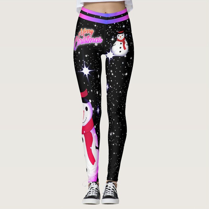 Christmas Printed Sports Hip Raise High Waist Leggings $35.64 Dana Fashion Color: Color Waist Christmas Size: L Women's clothing Product information: Pants length: trousers Size: S,M,L,XL,XXL,XXXL Lining composition: Spandex Content of lining ingredients: