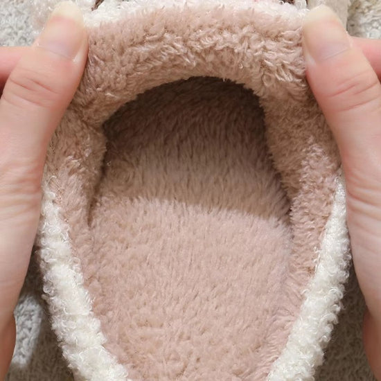 Christmas Slippers Reindeer Slippers For Women And Men Holiday Halloween Slippers Indoor Bedroom Fluffy Warm Fleece Slippers Winter Soft Cozy Home Non-Slip Soft Plush Slip-on Wool Lined House Shoes $45.55 Dana Fashion Size: 36x37 Women's shoes ️ Premium F