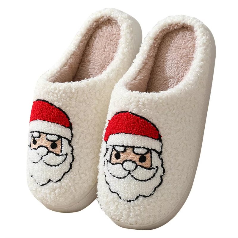 Christmas Slippers Reindeer Slippers For Women And Men Holiday Halloween Slippers Indoor Bedroom Fluffy Warm Fleece Slippers Winter Soft Cozy Home Non-Slip Soft Plush Slip-on Wool Lined House Shoes $45.55 Dana Fashion Size: 36x37 Women's shoes ️ Premium F